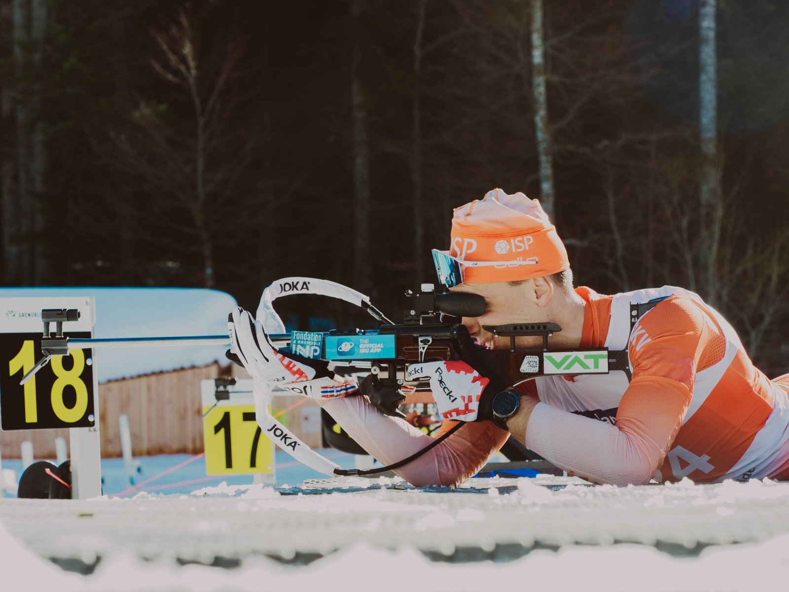Paul Stalder au tir couché